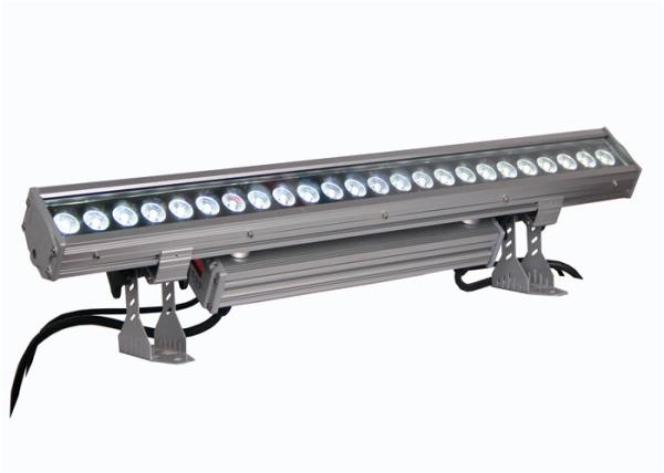 Luz IP65 110-240v 50-60HZ da lavagem da parede do diodo emissor de luz do poder superior 24pcs RGBW