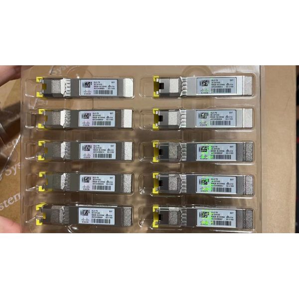 1000Base-T Cisco GLC-TE SFP Green Laser 100g Plug In Module