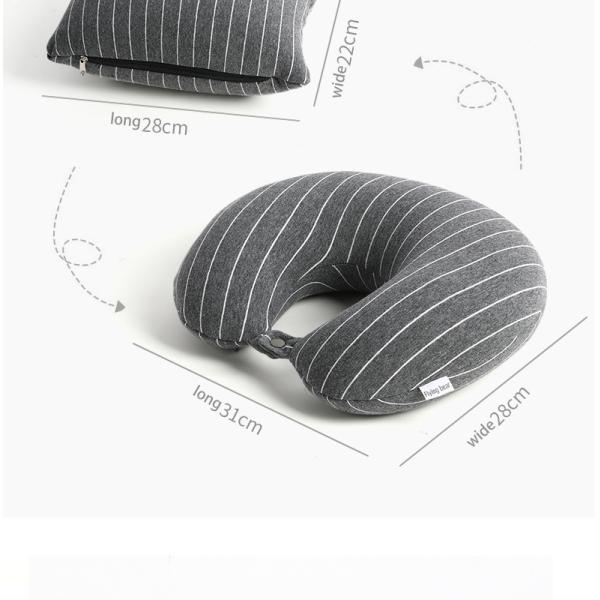Specialty Stores Custom U-shaped Memory Foam Neck Support Pillow Set for Office and Travel