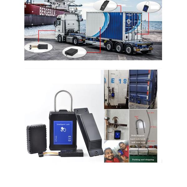 GSM 4G сигнализация безопасности умный дверной замок GPS подвеска для логистического груза