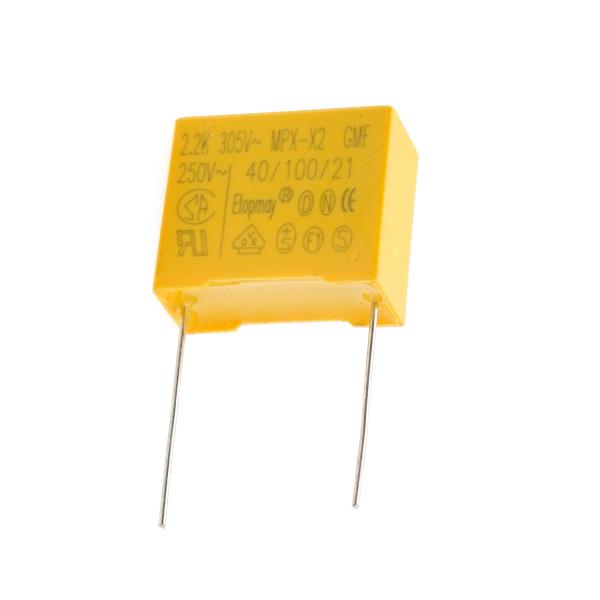 P22.5 Polypropylene Film Capacitor 2.2uF MKP Safety Metallized X2 275VAC 305VAC