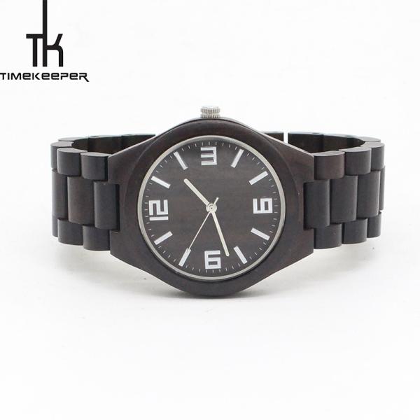 2017 hot selling Japan movement high quality natural wood watch with custom logo