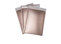 expéditeurs métalliques auto-adhésifs Rose Gold Envelope de la bulle 4x6