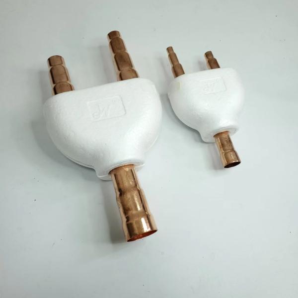 Les garnitures de tuyau de réfrigérateur de climatiseur cuivrent le tuyau TOSHIBA BY105E de branche de Y