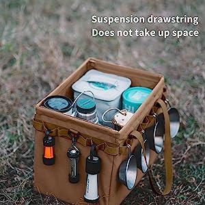 Outdoor Tactical Storage Bag, Tactical Utility Tote Bag For Outdoor Camping, Picnic Storage Bag With Handles Outdoor