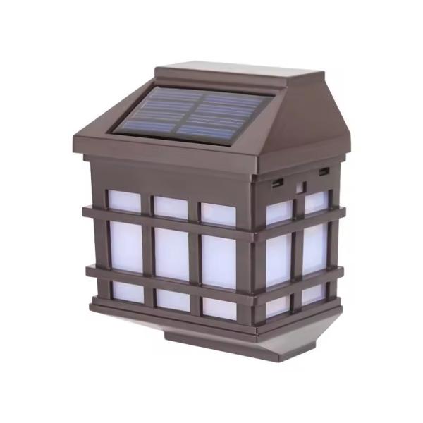 70 Ra Color Rendering Index Solar Wall Lamp for Courtyard and Garden Street Lighting