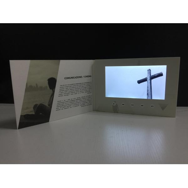 Tft Screen Digital Video Invitation Card For Communication Commercial Advertising