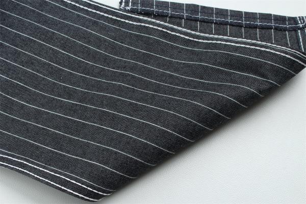 6.5 Onces 100% Cotton Stripe Denim Jeans Fabric For Shirts