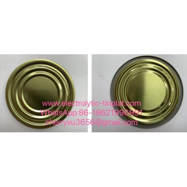 Acid resistance Alkali resistance  Round Food 50mm 52mm 73mm 83mm 99mm 153mm tin  lid bottom