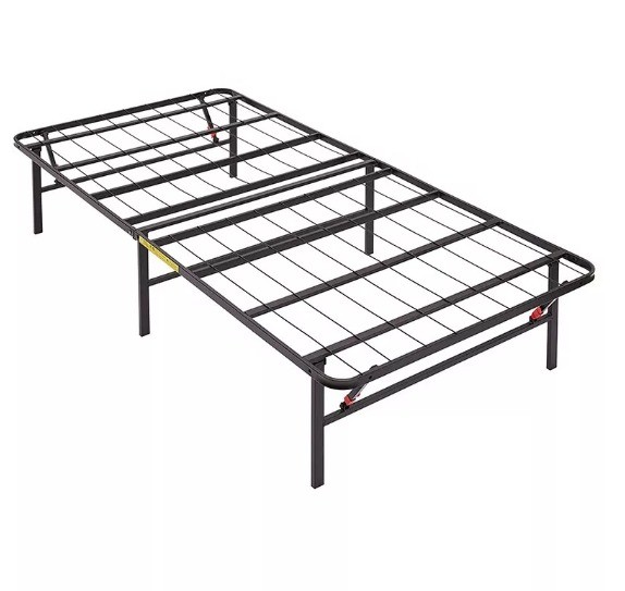 Modern Design Style Foldable Metal Bed for Bedroom Furniture in Employee Apartment