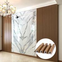 painel de revestimento à prova de fogo da parede de 170mm*20mm Wpc para o shopping