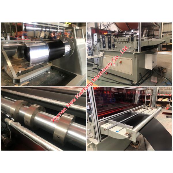 Линия разрезая машины металлического листа 0,3 до 1,0 * 1250mm стальная с Re-койлером