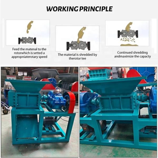Easy Operation Big Capacity Fiber Cement Board Wood Shredder Wood Chipper Crusher