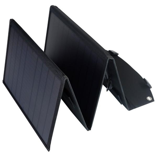 Solução de acampamento de gerador solar portátil 50W 100W painel solar para carregamento rápido e fácil