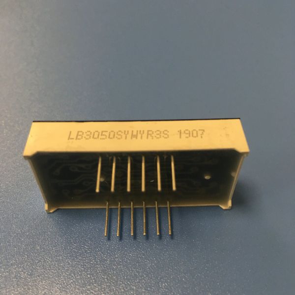Triple Digit Multicolor 7 Segment LED Display Common Cathode for Refrigerator Control