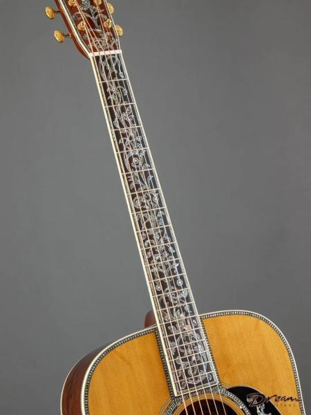 Custom CFMIV 50th Anniversary D-50AA Limited-Edition Dreadnought Acoustic Guitar Natural, Martin Style Solid Wood Guitar