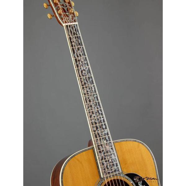 Custom CFMIV 50th Anniversary D-50AA Limited-Edition Dreadnought Acoustic Guitar Natural, Martin Style Solid Wood Guitar