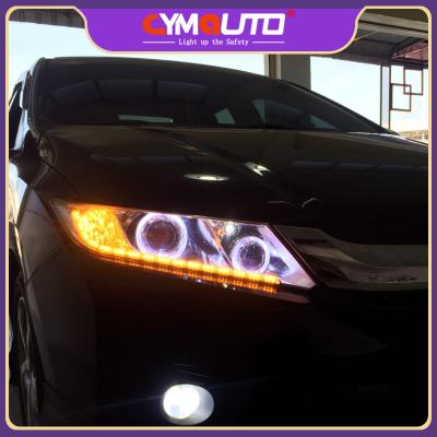 Custom LED Daytime Running Lights Shockproof White / Amber LED DRL Gem