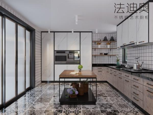 White Marble Modern Kitchen Cabinets Stylish And Durable Stainless Steel Design