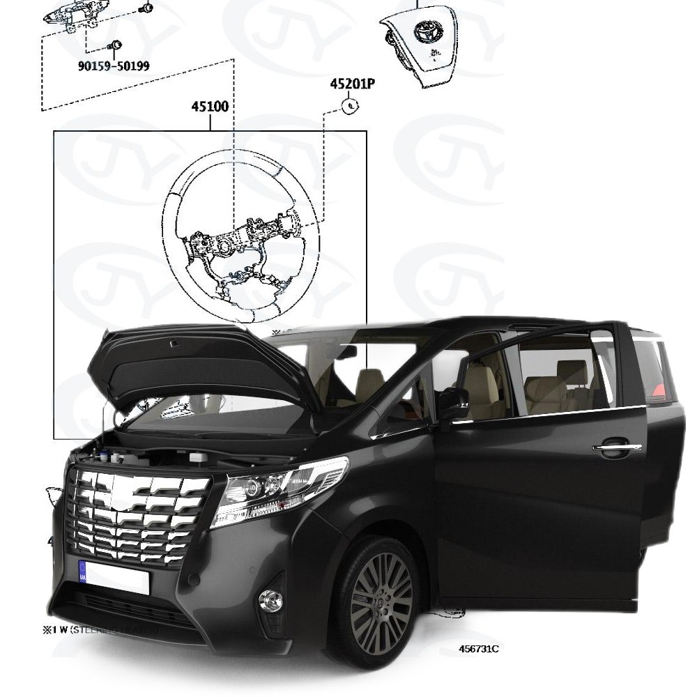 Improve Your Toyota Alphard 18-21 with Full Range of Aftermarket Auto Accessories OEM