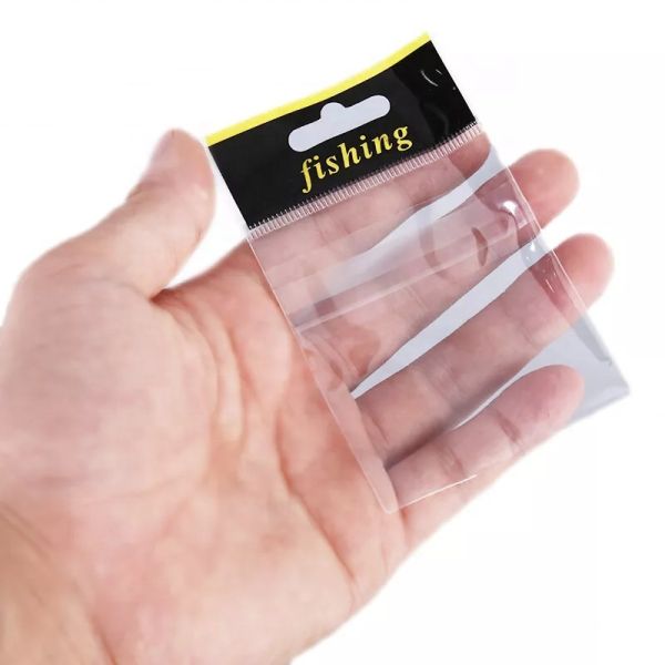 Custom Order Transparent Fishing Lure Bait Bags Zipper Bag Packaging Accessories Recyclable Material Structure Pet Vmpet Pe