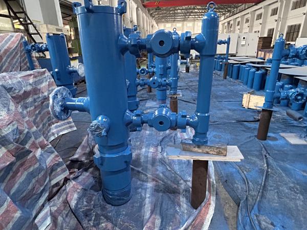 6-5/8' API Casing LTC BTC Boucle connectée 35Mpa Pression de fonctionnement Tête de cimentation à double prise