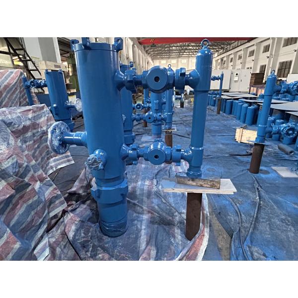 5-1/2' API корпус LTC Buckle подключен 54Mpa Испытательное давление Двойная розетка Цементирующая головка с деревянной упаковкой 450KG