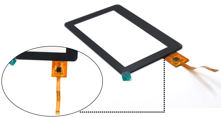 4.3 Inch GT911 PCAP Glass Capacitive Touch Panel Screen With G+G Structure Type