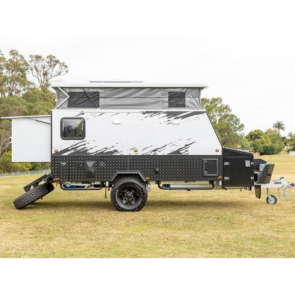 Le seul double poids de remorque de campeur de personne de l'axe 2 varie la petite remorque d'Off Road