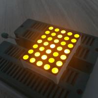Display LED de matriz DOT amarillo súper brillante de 3 mm para señales móviles / tableros de mensajes
