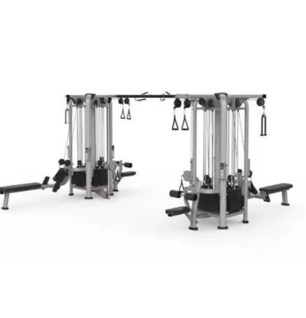 1200kg Steel 8 Station Multi Gym Machine 3800*3900*2350mm