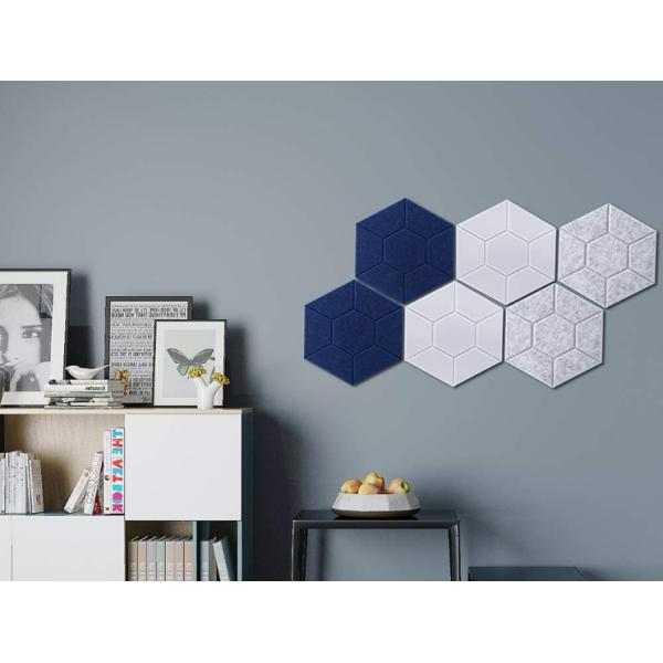 Офис высекает декоративную звукоизоляцию 14x12x0.4inches акустических панелей