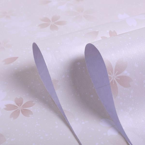 Modern Floral PVC Wallpaper for Living Room and Bedroom A4 Paper Size Sample Policy Provided