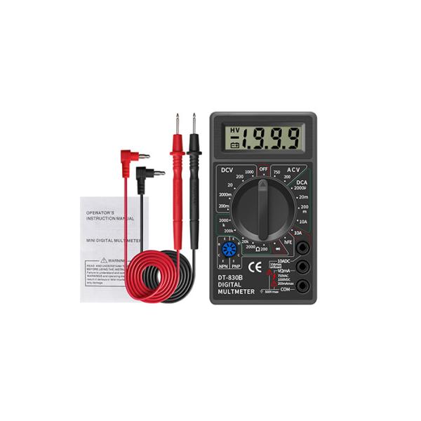 Handheld DT830B AC/DC LCD Digital Electronic Components Multimeter