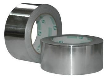 High Performance Aluminum Foil Silver Foil Tape / Aluminium Adhesive Tape Light Weight