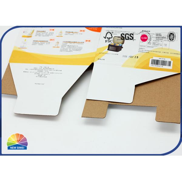 Картонная коробка e каннелюру термального обеда упаковывая рифленая