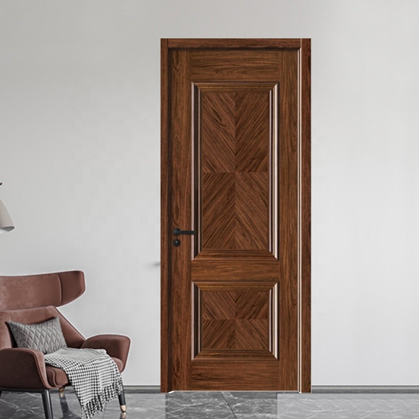 Factory Wholesale Popular Solid Wooden Door Bedroom Interior Wood Door for Houses Interior Wooden Doors