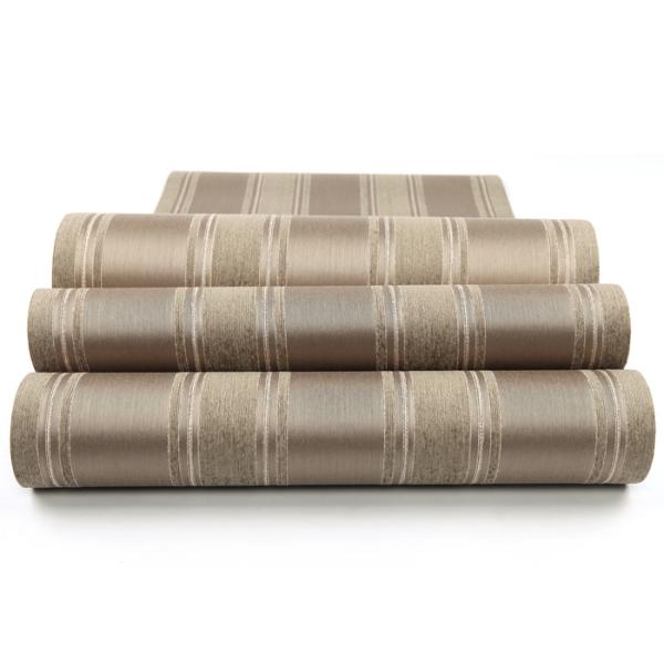 Yarn Modern Removable Wallpaper 0.53m Brown Living Room Wallpaper