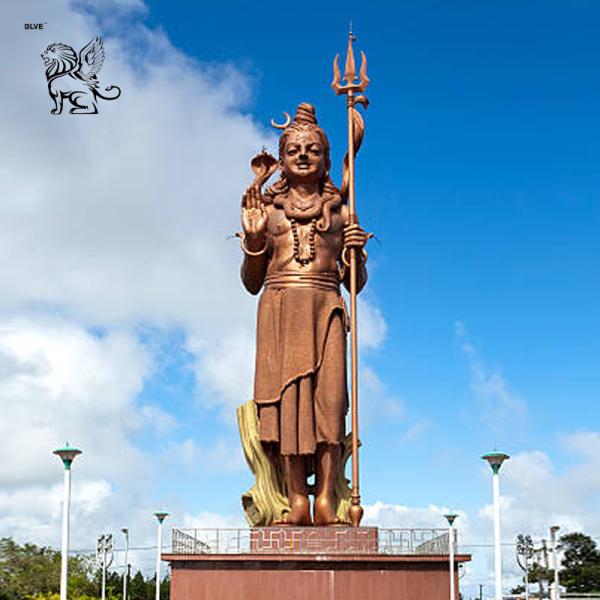Giant Lord Shiva Statue Bronze Hindu God Sculpture Outdoor Indian Religious Large Custom