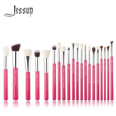 Fluffy 20 Piece Pro Makeup Brushes Set 7 times coated birch wood