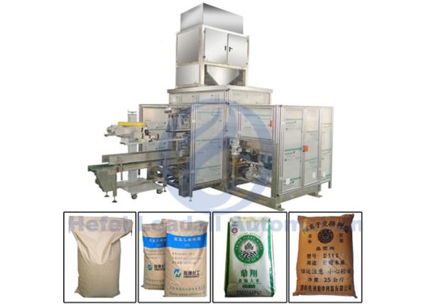 25 KG PP Woven Big Bag Packing Machine , Automatic Sand Bagging Machine