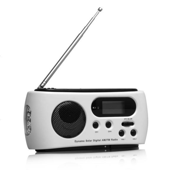 Dynamo Solar Power Digital LED torch/flashlight