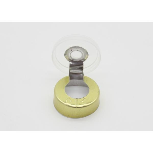 уплотнения пробирки 20мм прозрачные золотые алюминиевые, целебные алюминиевые уплотнения Кримп