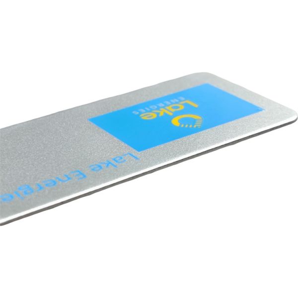 Custom Multilingual Safety Warning Aluminum Nameplates Compliant Furniture Labels