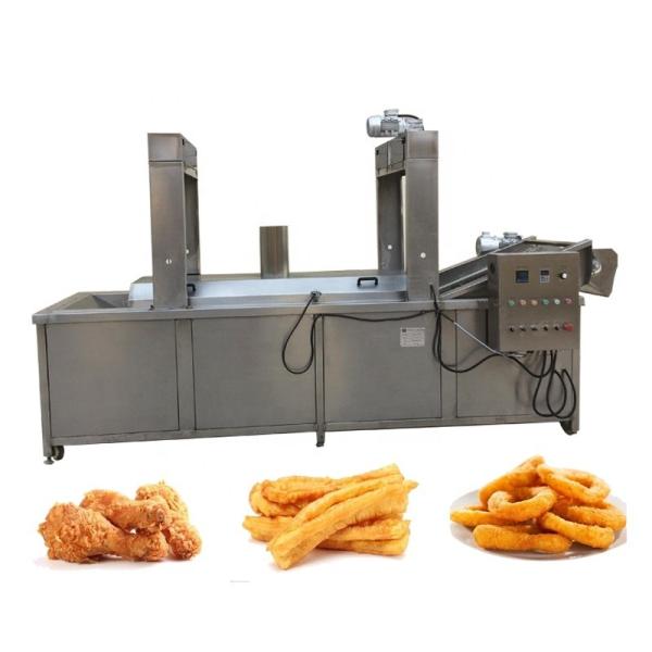 500 kg/h 800 kg friteuse à gaz pour la séparation continue de l'huile et de l'eau et la friture