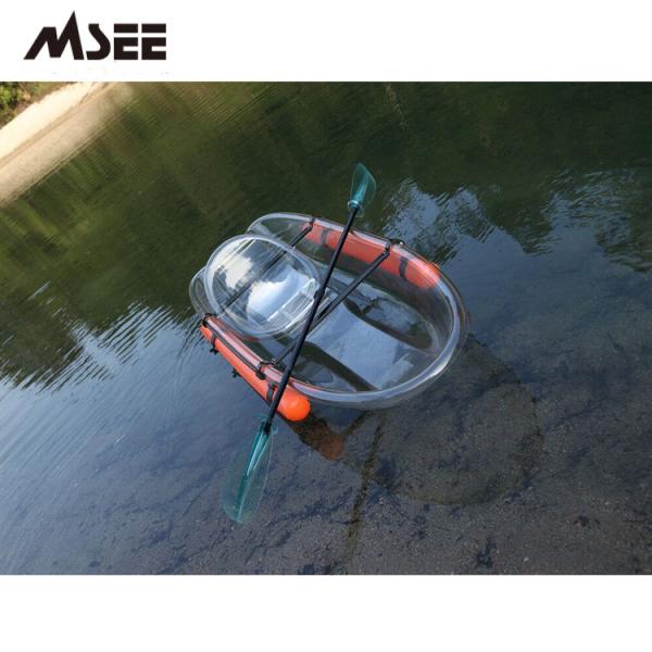 Two Seat Free Clear Plastic Canoe Paddle For Fishing / Surfing / Cruising
