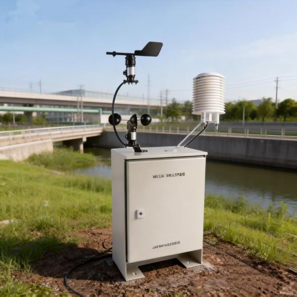 Industrial Air Monitor with Wireless Connectivity Solar Powered Operation and Data Logging for Environmental Management