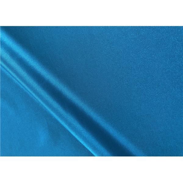 Plain Dyed 87 Nylon 13 Spandex Fabric Anti Crease For Bra