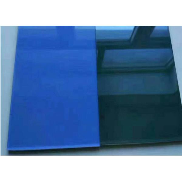 5mm Thickness Light Blue Glass 3300x2140mm Blue Float Glass For Windows And Buildings