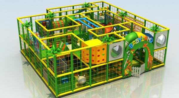 attractive big slide school playground equipment kids play area indoor